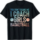 Funny Basketball Coaching Men Women Team Trainer Instructor T-Shirt - T-Shirt | Black
