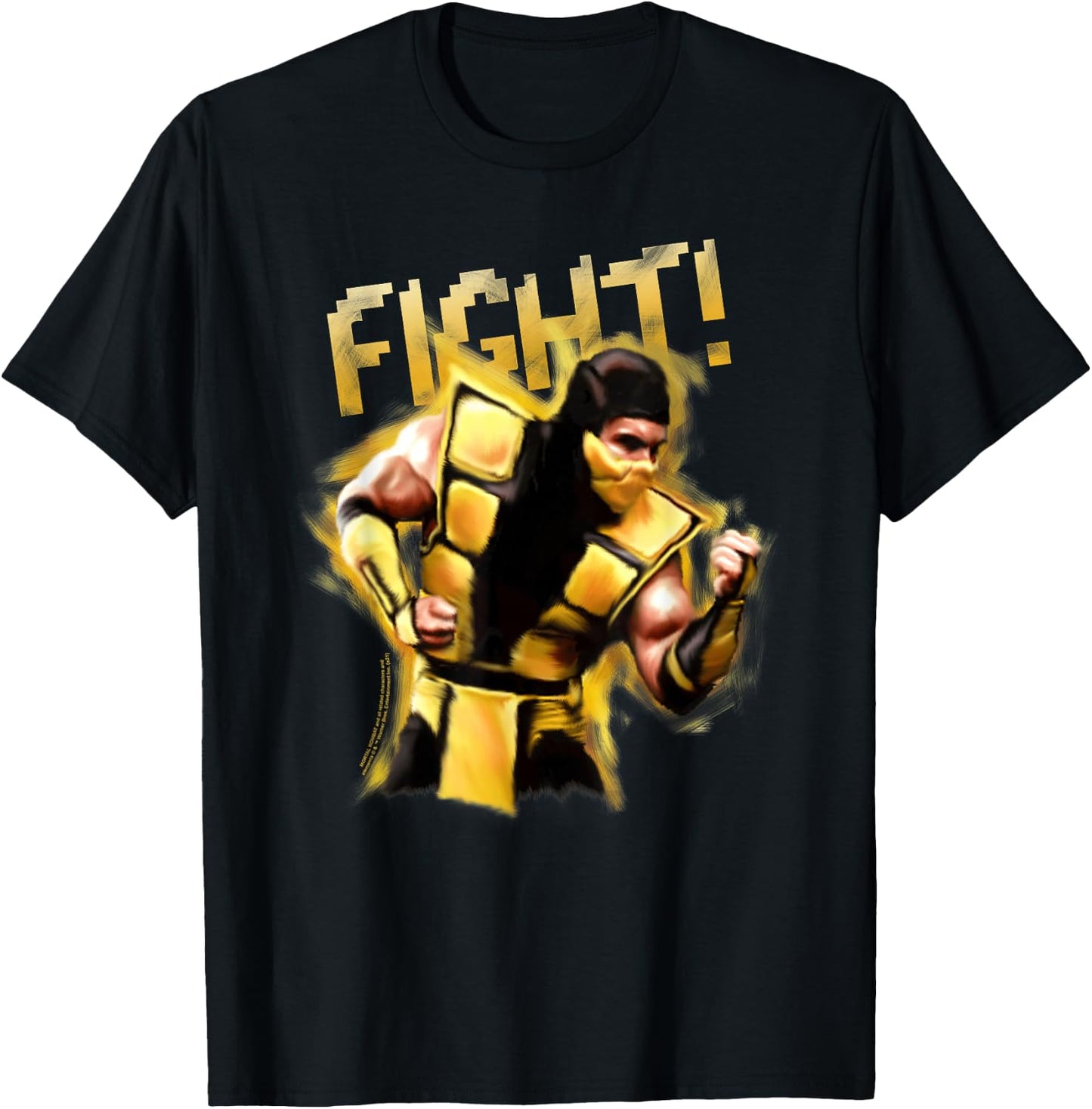 Mortal Kombat Classic Fight! T-Shirt - T-Shirt | Black