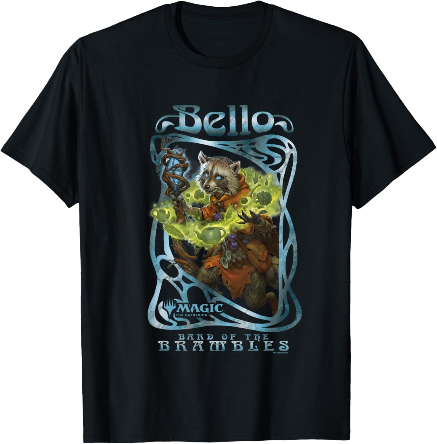 Magic: The Gathering Bello Bard Of The Brambles Vintage T-Shirt - T-Shirt | Black