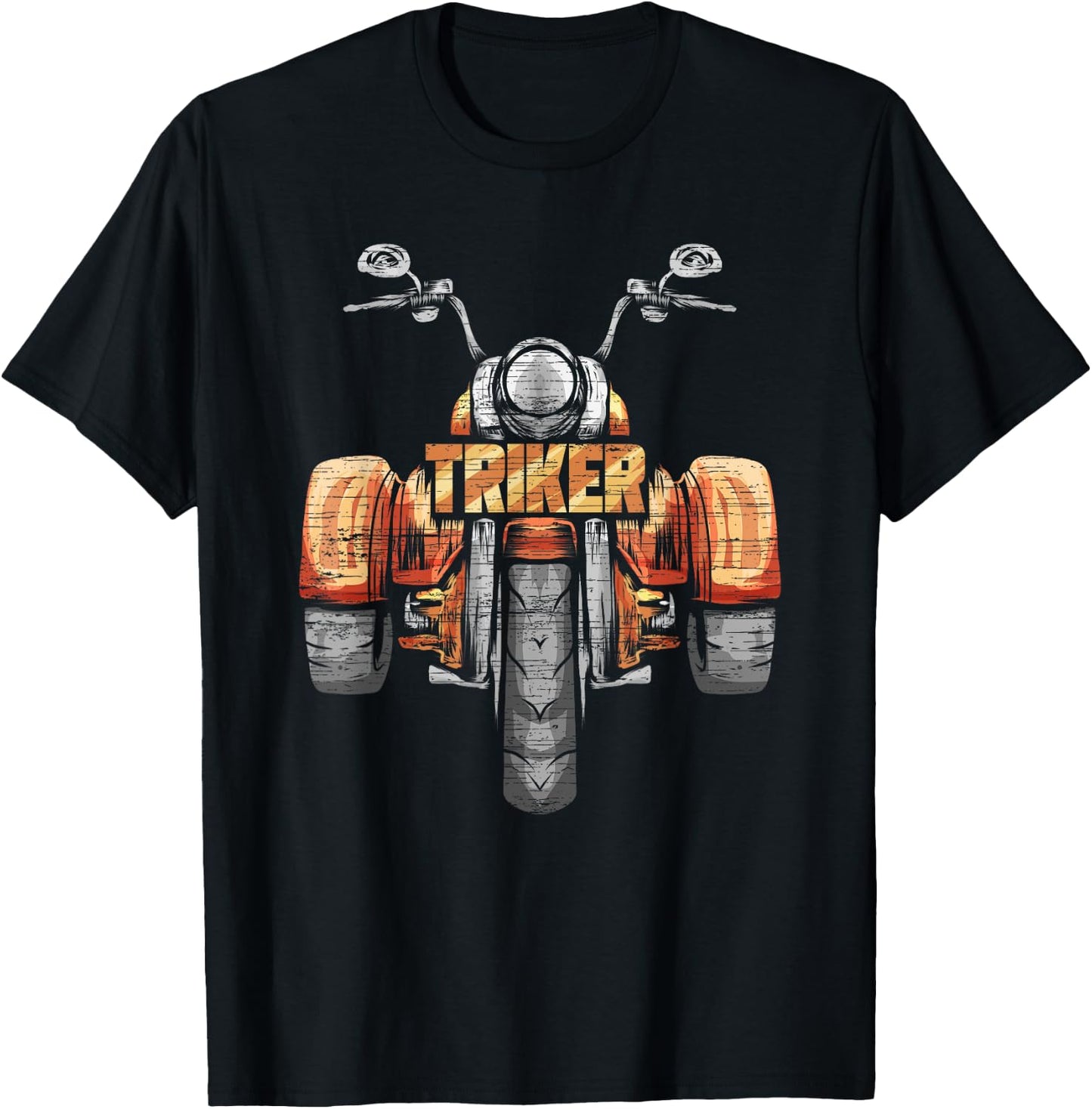 Triker König Trike Motorcycle Motor Trike Biker Gift T-Shirt - T-Shirt | Black