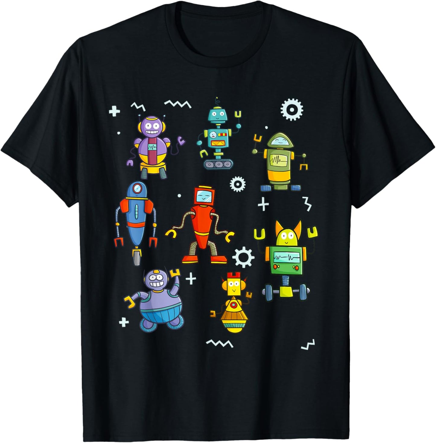 Funny Engineer Robotics Robot Technology Robotics T-Shirt - T-Shirt | Black