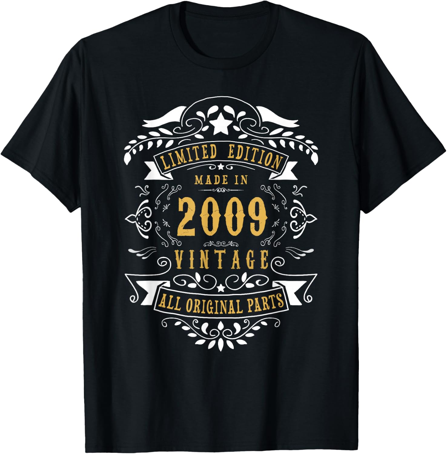 17th Birthday 17 Years Old Girl Boy Born 2009 17 Birthday T-Shirt - T-Shirt | Black