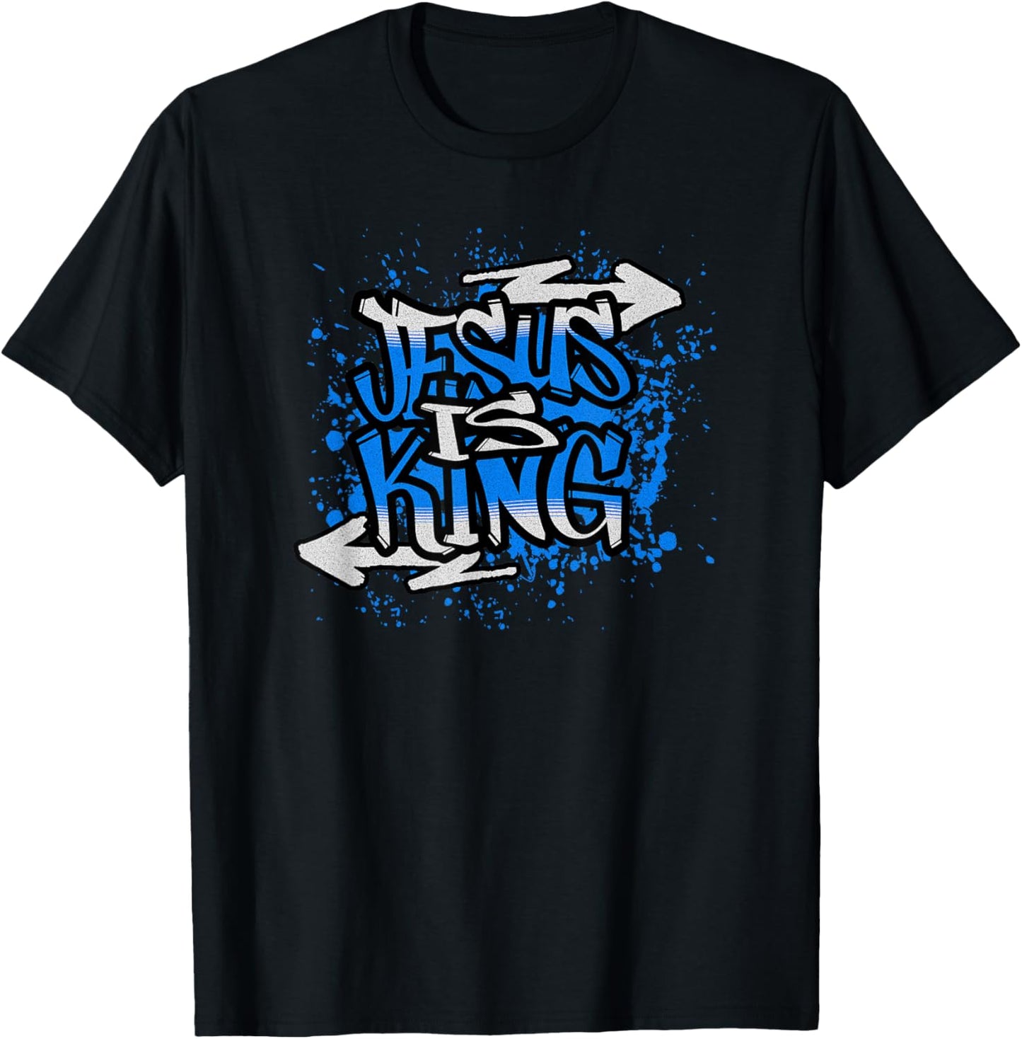 Jesus is King - Christian Shirts of Faith T-Shirt - T-Shirt | Black