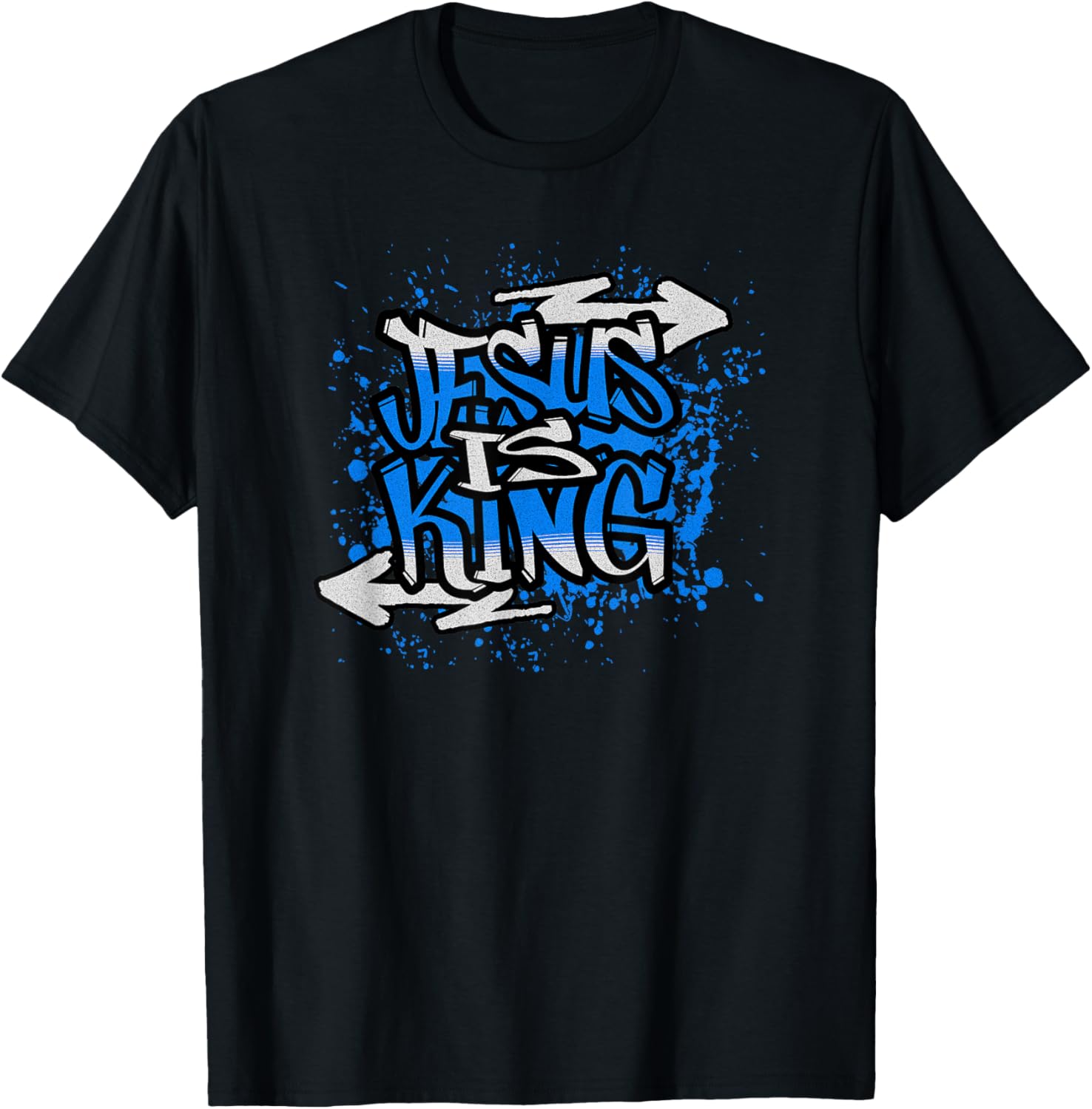 Jesus is King - Christian Shirts of Faith T-Shirt - T-Shirt | Black