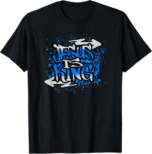 Jesus is King - Christian Shirts of Faith T-Shirt - T-Shirt | Black