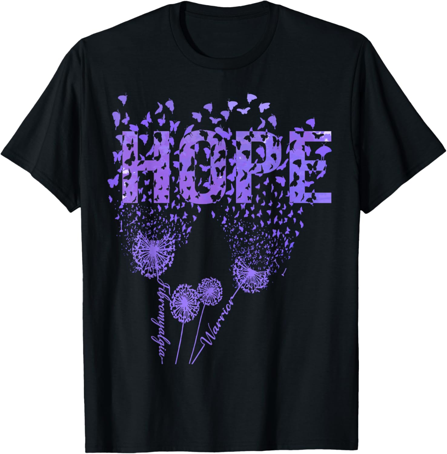 Fibromyalgia Awareness T-Shirt - T-Shirt | Black