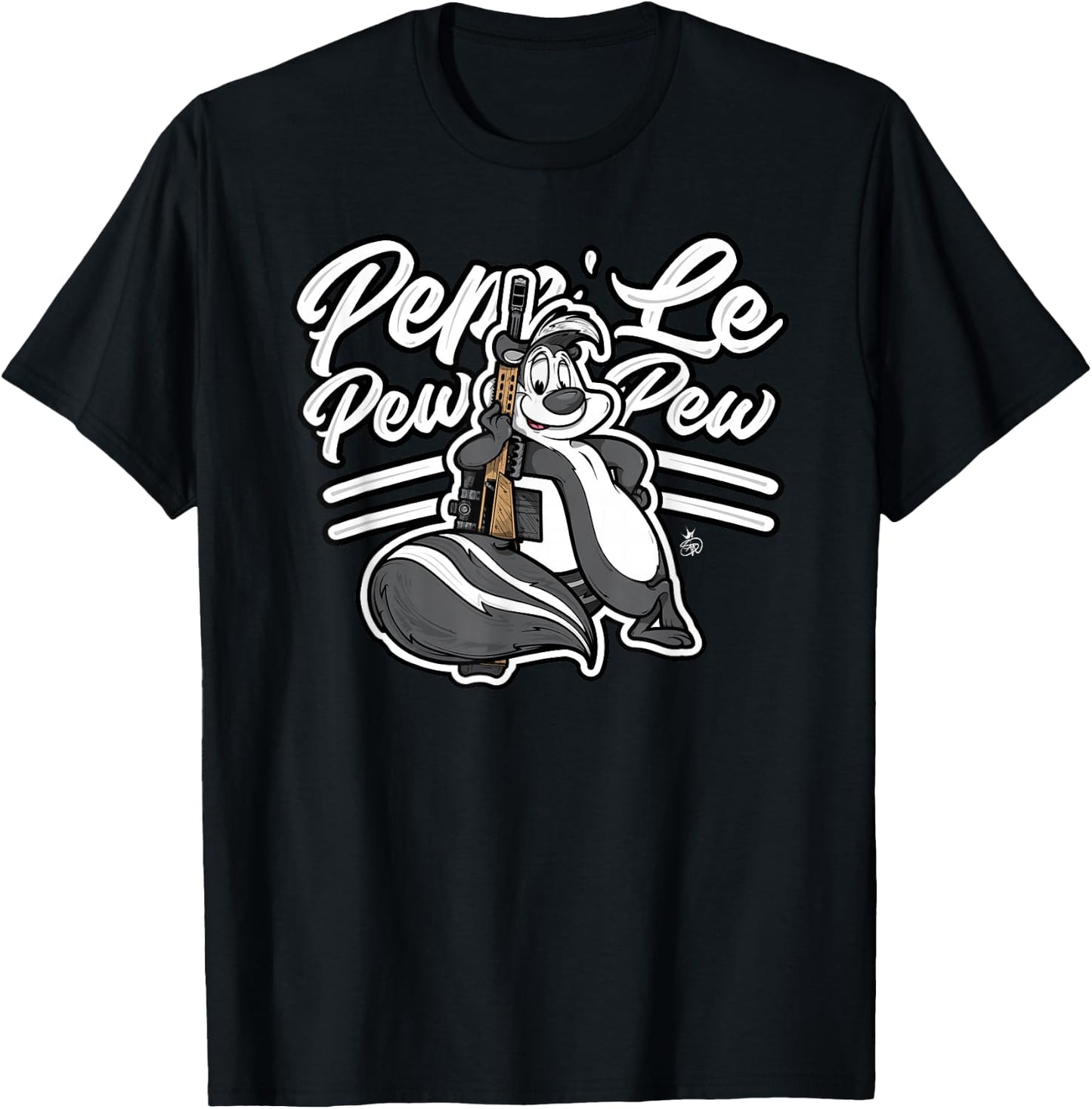 Pepe Le PewPew Fifty Cal M8A1 Barrett Rifle T-Shirt - T-Shirt | Black