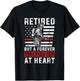 Fireman Pride 911 Rescue Retirement Gift Retired Firefighter T-Shirt - T-Shirt | Black