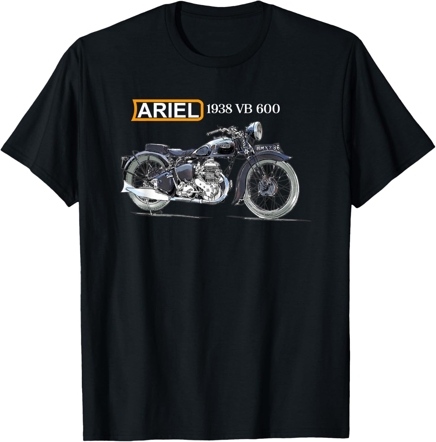 Ariel VB 600 Classic Motorcycle T-Shirt - T-Shirt | Black