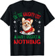 Cute Pembroke Welsh Corgi Dog Christmas On The Naughty List Women T-Shirt - T-Shirt | Black