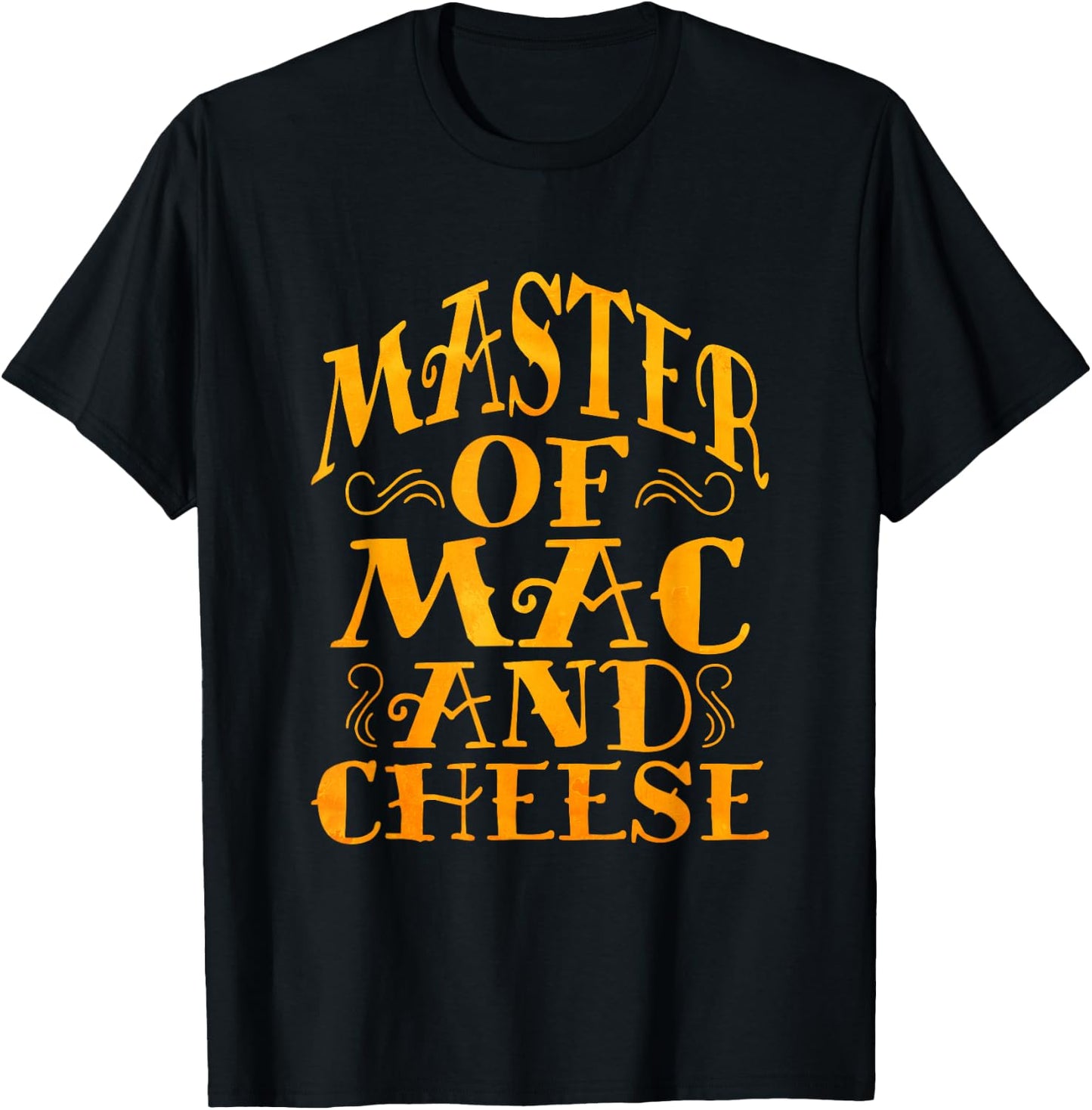 Master OF Mac N Cheese Funny Grilled Cheese T-Shirt - T-Shirt | Black