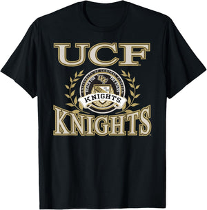 Central Florida Golden Knights Laurels Dark Heather T-Shirt - T-Shirt | Black
