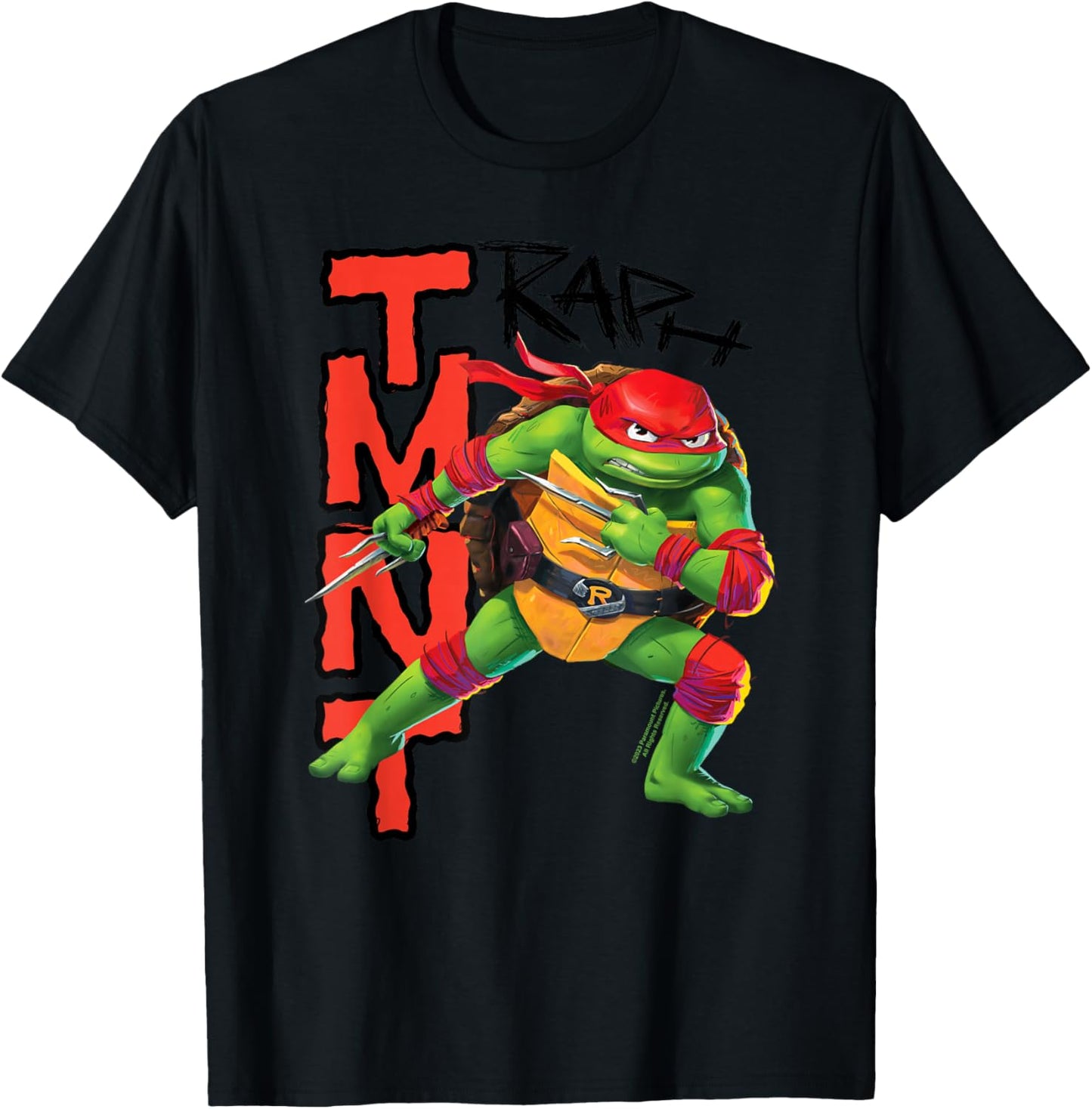 Teenage Mutant Ninja Turtles: Mutant Mayhem Raph T-Shirt - T-Shirt | Black