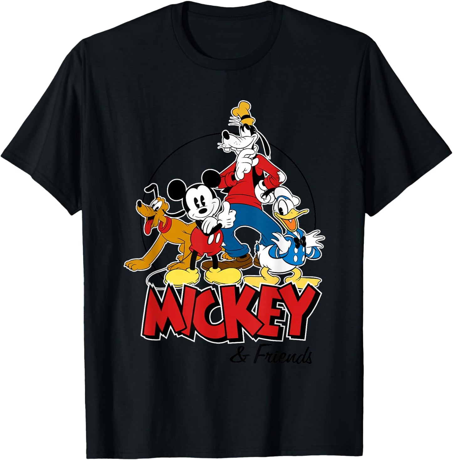 Disney - Mickey Mouse and Friends T-Shirt - T-Shirt | Black