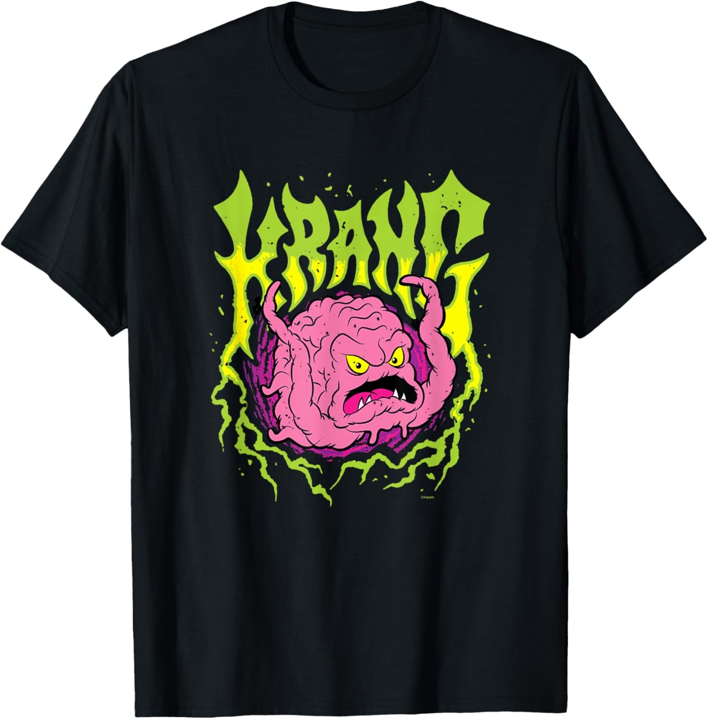 Teenage Mutant Ninja Turtles Krang Evil Portrait T-Shirt - T-Shirt | Black