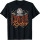 Cowboy Rodeo Western Texan Gift Country Bull Riding Cowboy T-Shirt - T-Shirt | Black