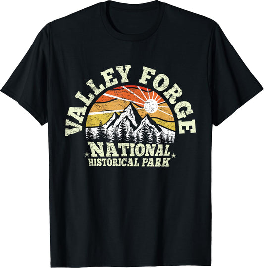 USA Pennsylvania 1893 Valley Forge National Historical Park T-Shirt - T-Shirt | Black