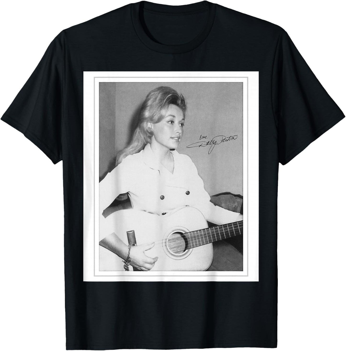 Dolly Parton Vintage Polaroid Small T-Shirt - T-Shirt | Black