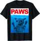 Paws Cat Meme Humor Funny Kitty Lover Funny Cats Dads Mom T-Shirt - T-Shirt | Black
