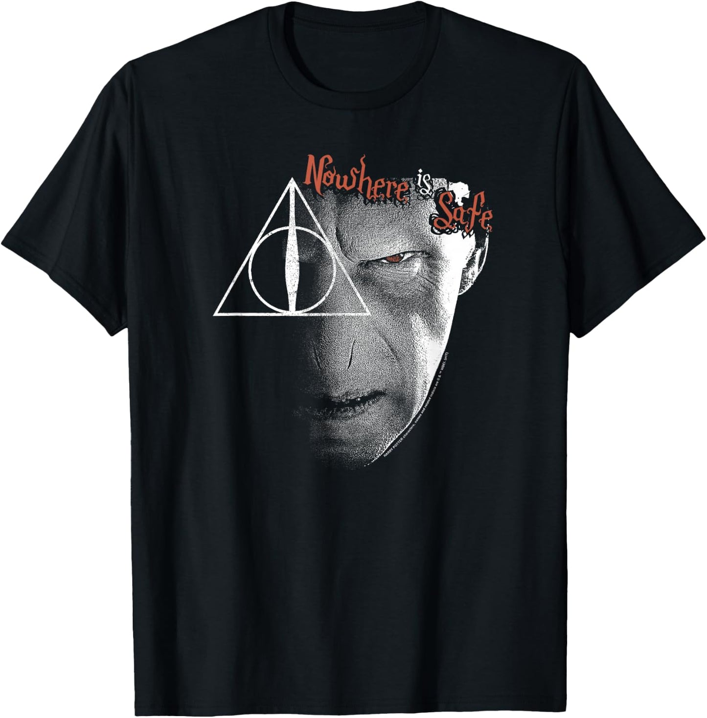 Harry Potter Voldemort Nowhere Is Safe T-Shirt - T-Shirt | Black