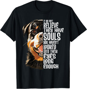 You Haven't Looked Into Their Eyes Long Enough - Rottweiler T-Shirt - T-Shirt | Black