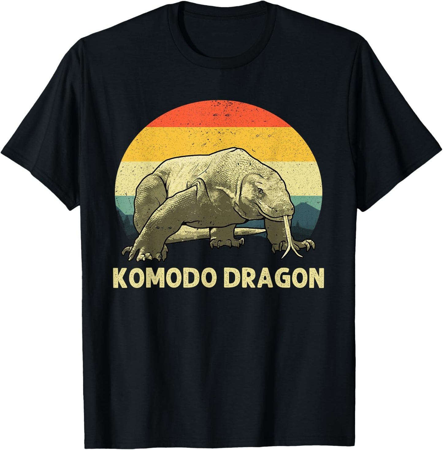 Komodo Dragon Design Women Kids Komodo Dragon Lover T-Shirt - T-Shirt | Black