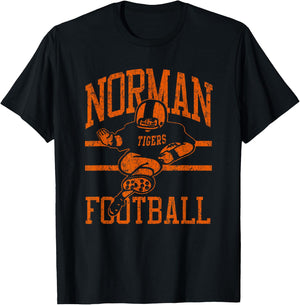 Norman Tigers FB Player T-Shirt - T-Shirt | Black