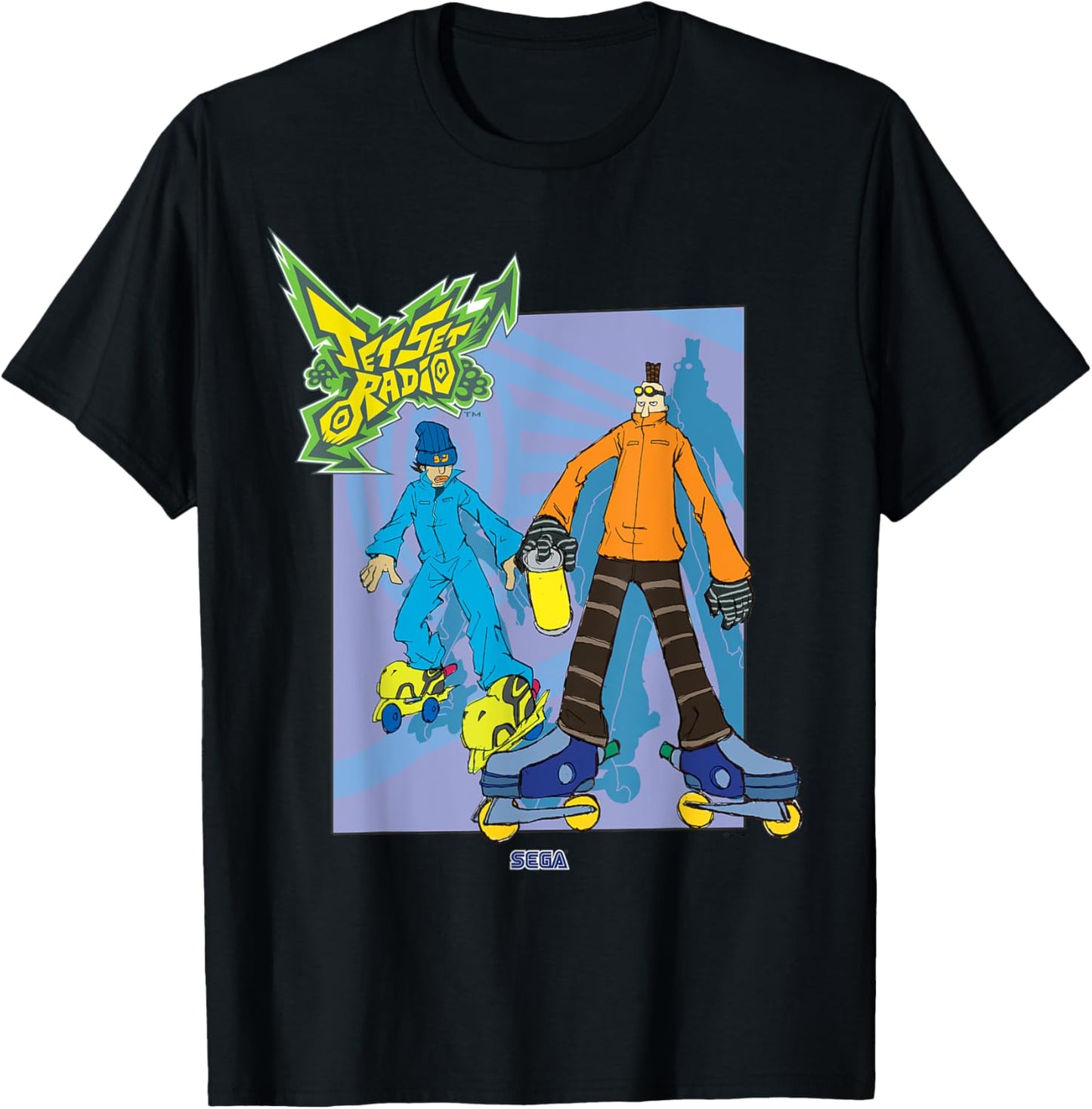 Jet Set Radio duo Corn, Soda SEGA Dreamcast video game T-Shirt - T-Shirt | Black