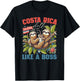 Discover Costa Rica Unique Sloth Design Travel Enthusiasts T-Shirt - T-Shirt | Black