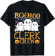 Clerk Halloween Job Design Halloween Crew Clerk T-Shirt - T-Shirt | Black