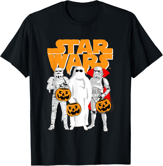 Star Wars Halloween Costume Trick Or Treat Troopers T-Shirt - T-Shirt | Black