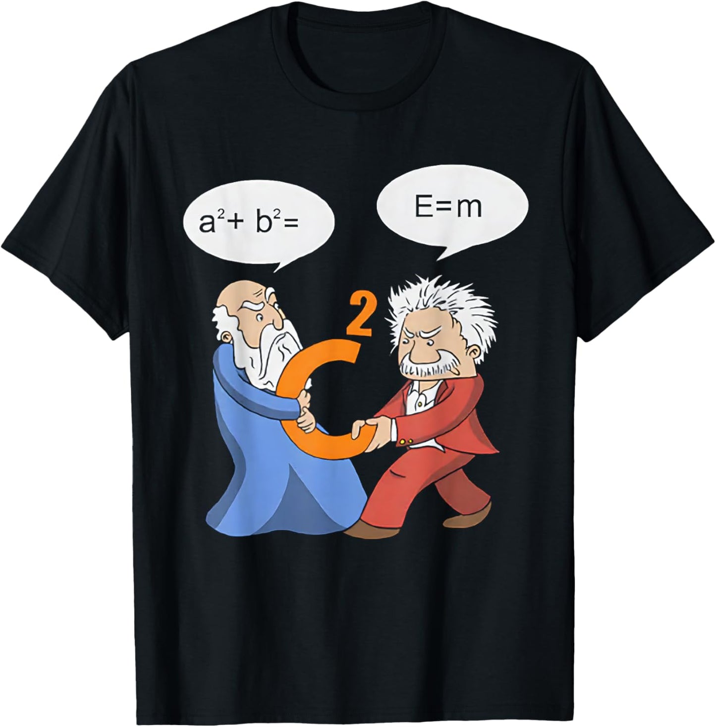 A2 B2 E MC Funny Scientist T-Shirt - T-Shirt | Black