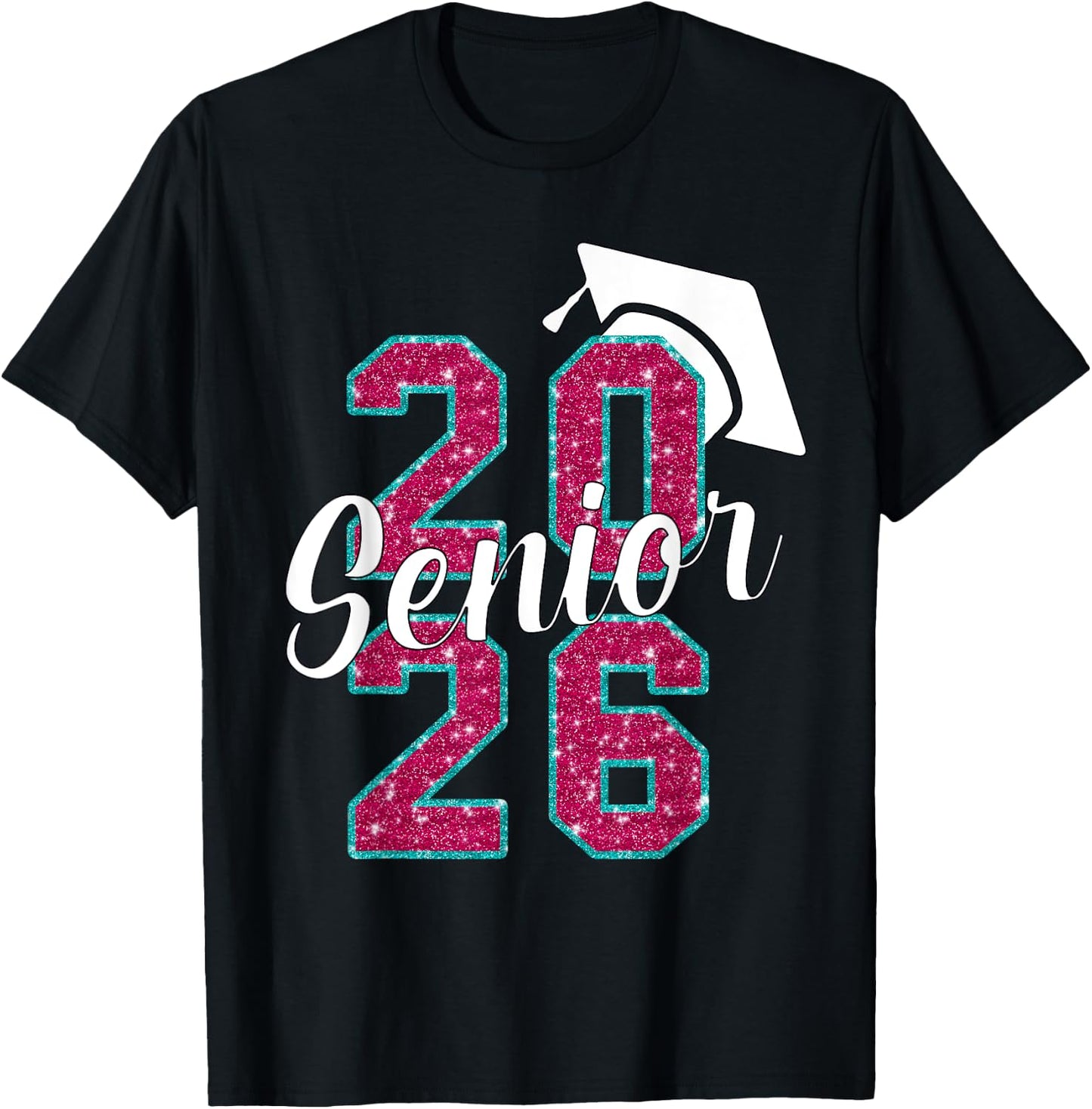 Senior 2026 First Day Of School Class Of 2026 Graduate T-Shirt - T-Shirt | Black
