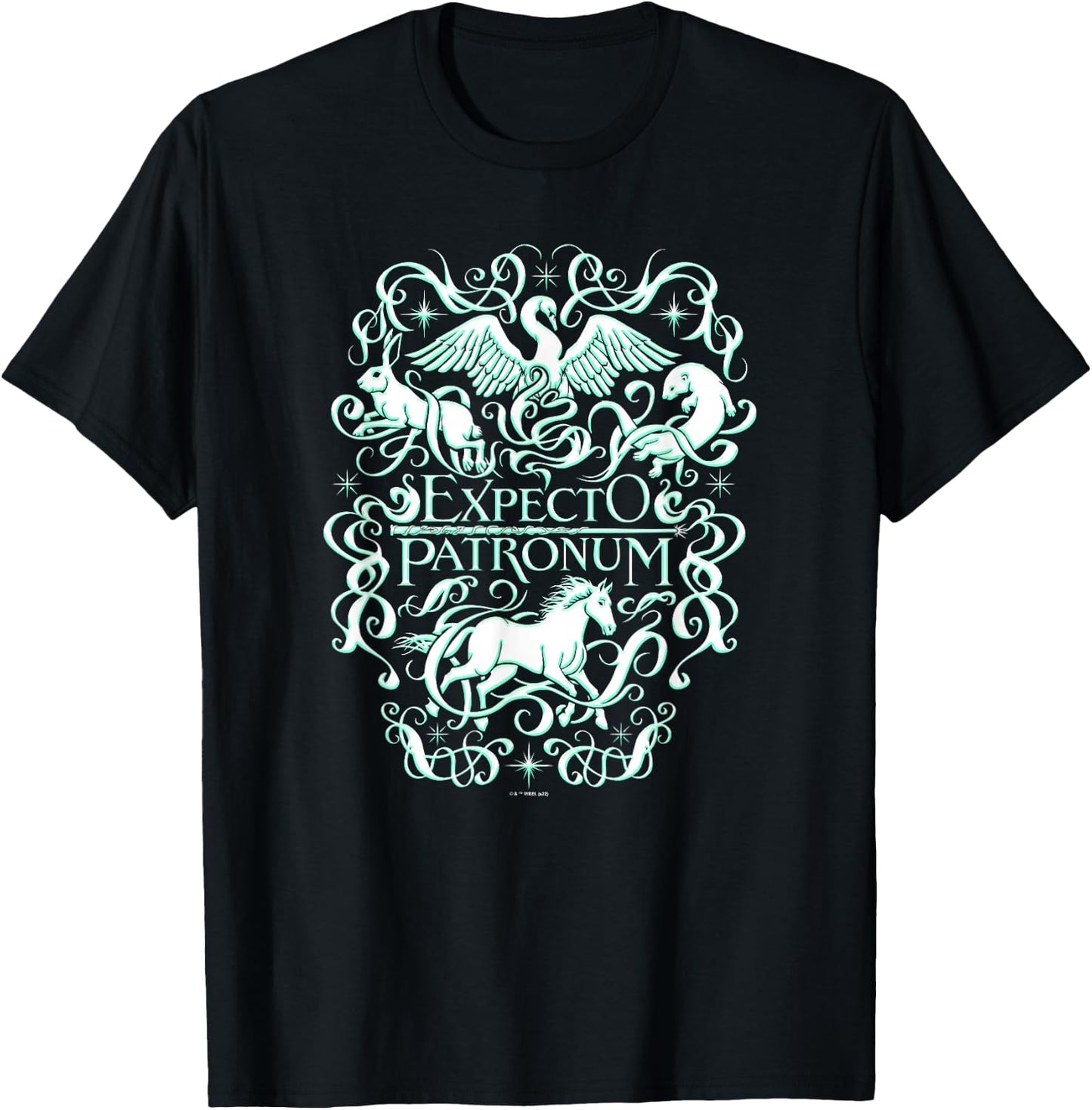 Harry Potter Expecto Patronum Animal Guide T-Shirt - T-Shirt | Black