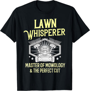 Funny Lawn Care Gift Landscaper Mowing T-Shirt - T-Shirt | Black