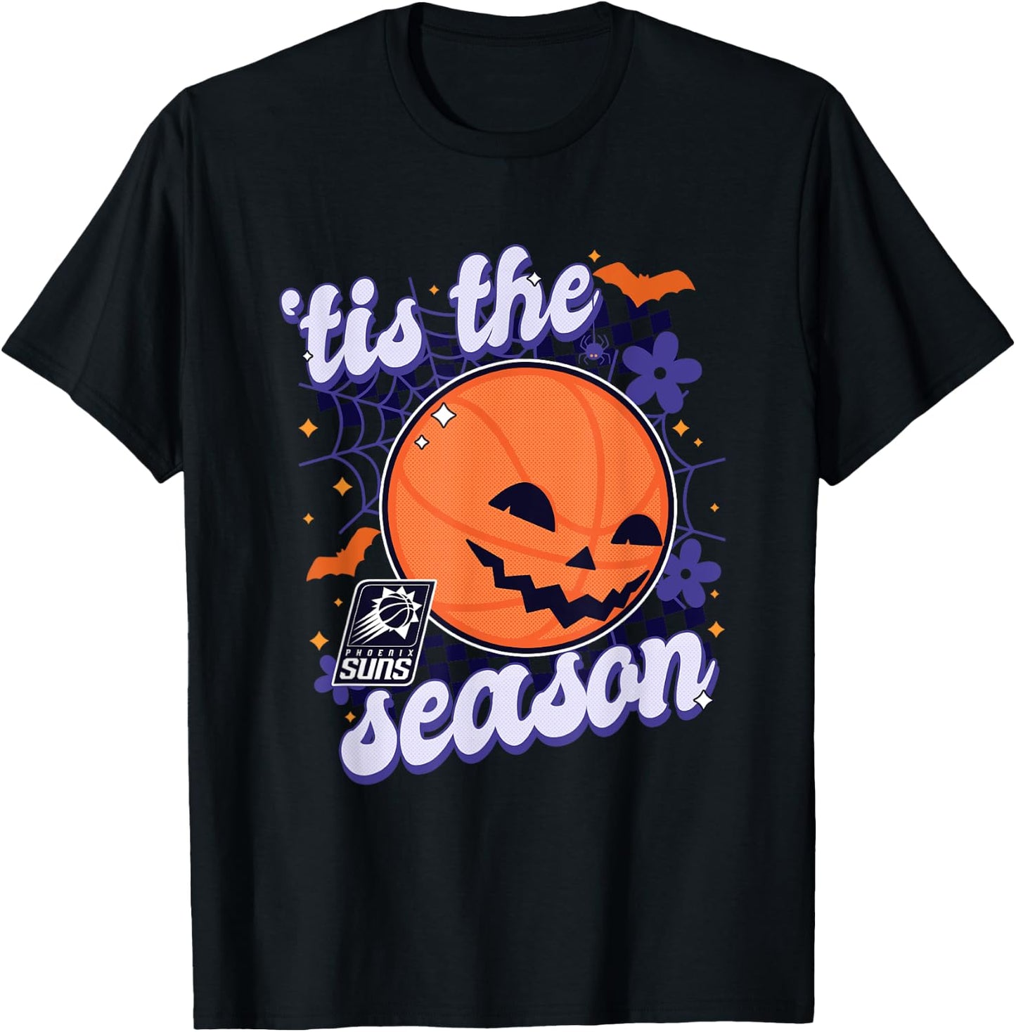 NBA Phoenix Suns Halloween Spooky Season T-Shirt - T-Shirt | Black