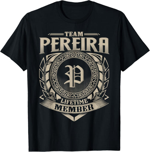 Team PEREIRA Lifetime Member Surname PEREIRA Family Vintage