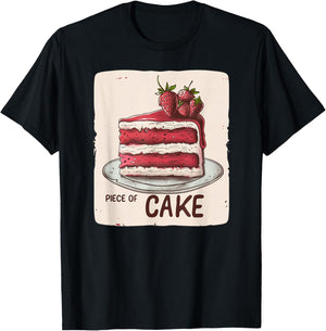 Pretty Piece of Cake Costume for Boys and Girls T-Shirt - T-Shirt | Black