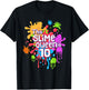 Girls 10th Birthday Gift Girls This Slime Queen is 10yrs T-Shirt - T-Shirt | Black