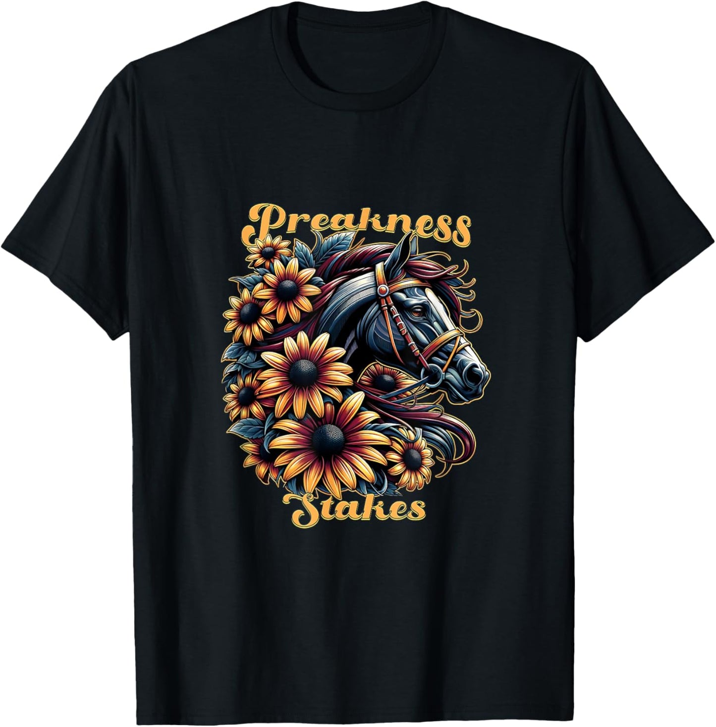 Preakness Stakes Horse Racing Outfit Women's Design T-Shirt - T-Shirt | Black