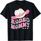 Rodeo Mommy Pink CowGirl 1St Birthday Family Matching T-Shirt - T-Shirt | Black
