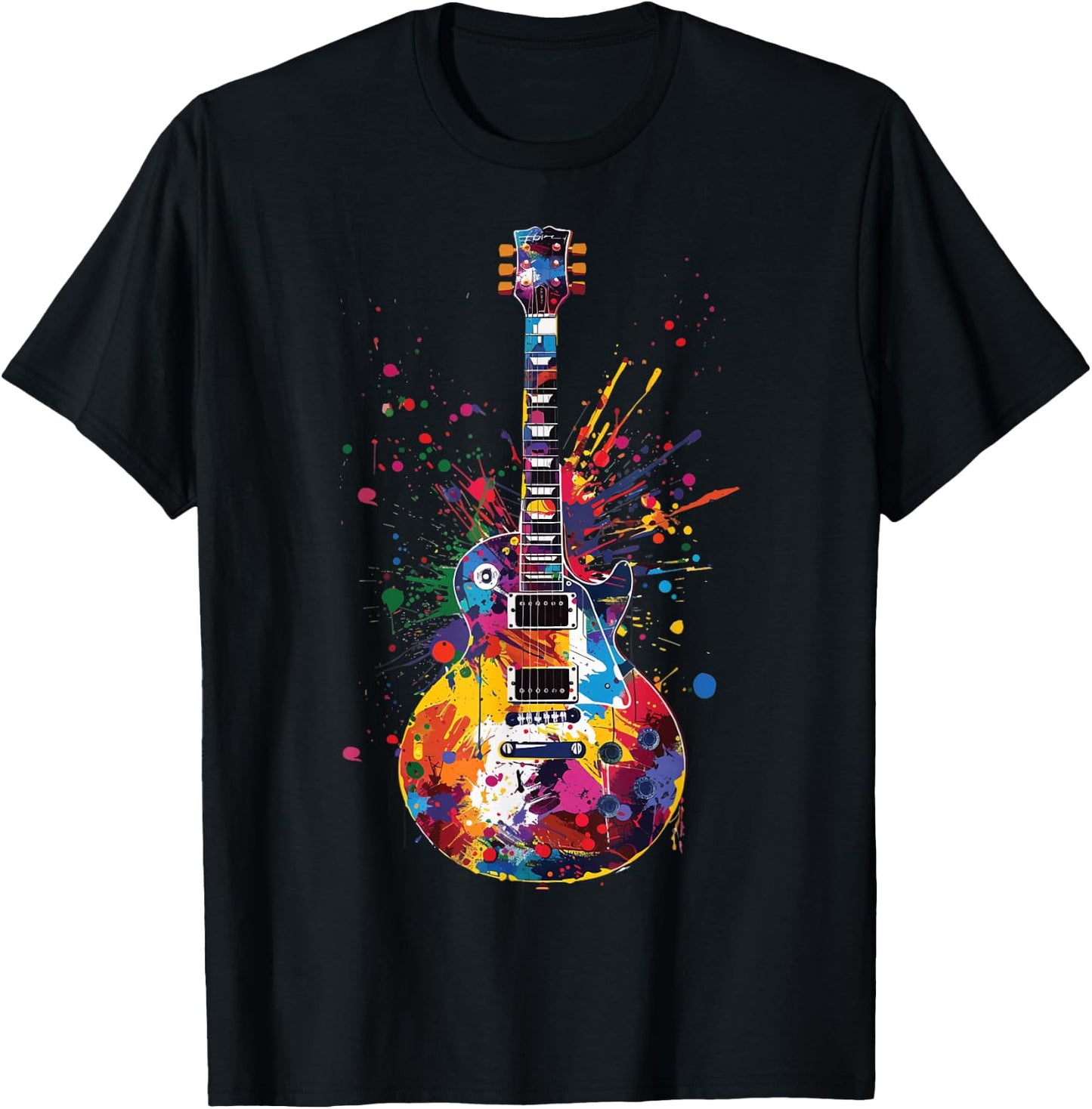 Guitar Guitars Player Guitarist T-Shirt - T-Shirt | Black