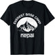 Mount Everest Nepal Himalaya Mountaineer Mountain Souvenir T-Shirt - T-Shirt | Black