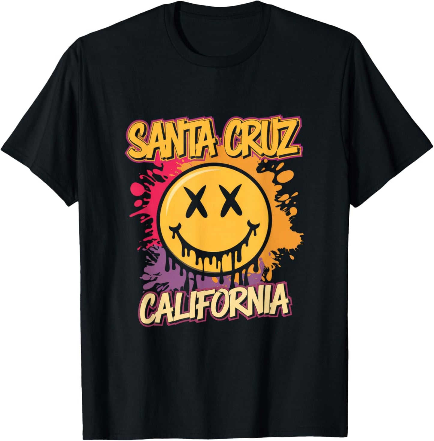 Santa Cruz California - Santa Cruz California T-Shirt - T-Shirt | Black