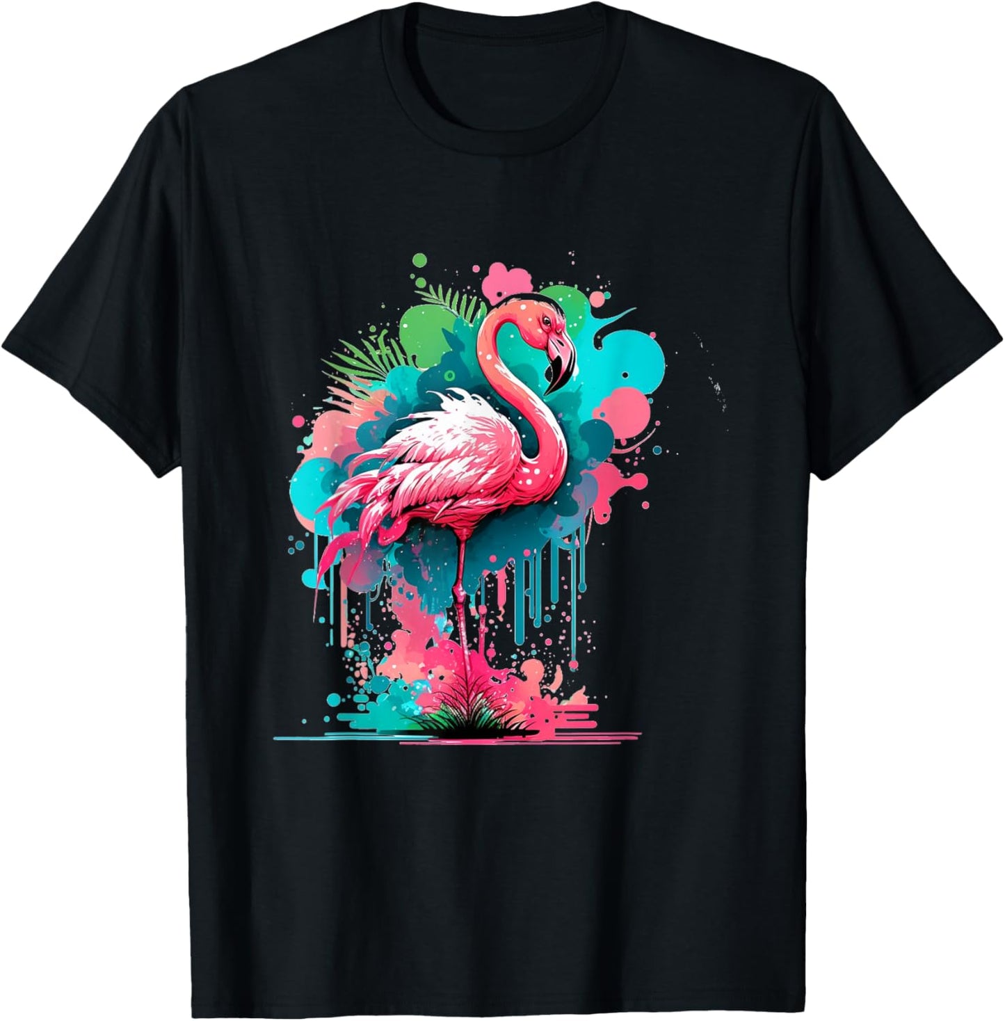Flamingo T-Shirt - T-Shirt | Black