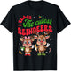 I Teach The Cutest Little Reindeers Christmas Teacher Kids T-Shirt - T-Shirt | Black