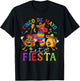 Cinco De Mayo Mexican Let's Fiesta Happy 5 De Mayo T-Shirt - T-Shirt | Black
