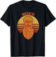 Beer d - Hops Beard - Beer Garden Retro Sunset T-Shirt - T-Shirt | Black