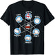 The Big Bang Theory Soft Warm Little Happy Sleepy Kitty T-Shirt - T-Shirt | Black