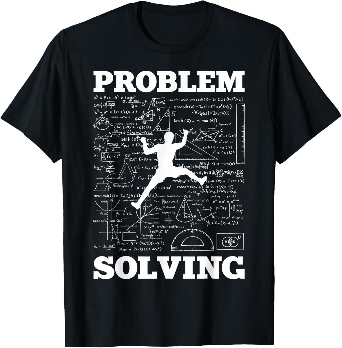Problem Solving Climber Rock Climbing Bouldering Pun Funny T-Shirt - T-Shirt | Black